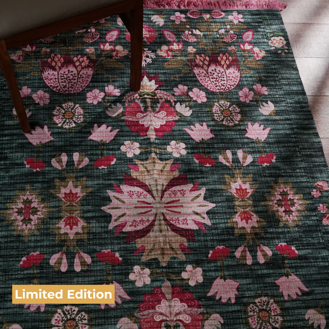 Rosette Garden Area Rug