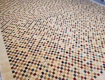 Mid-Century Gabbeh Design Wool Carpet