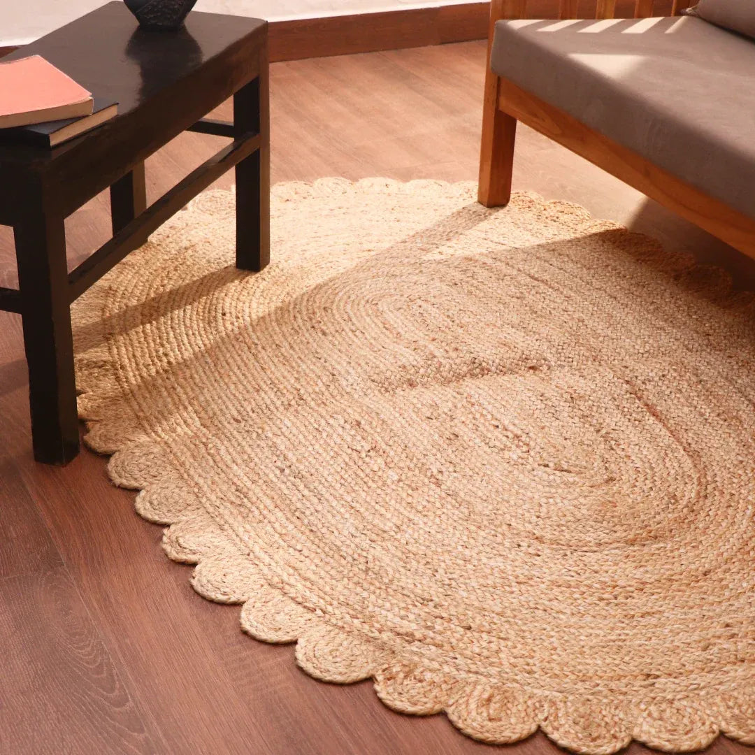 Halo Scallop Jute Rug