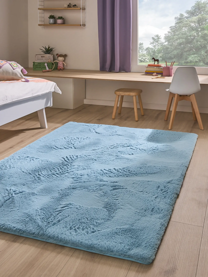 Lytte Washable Play Rug – Sky Blue Delight