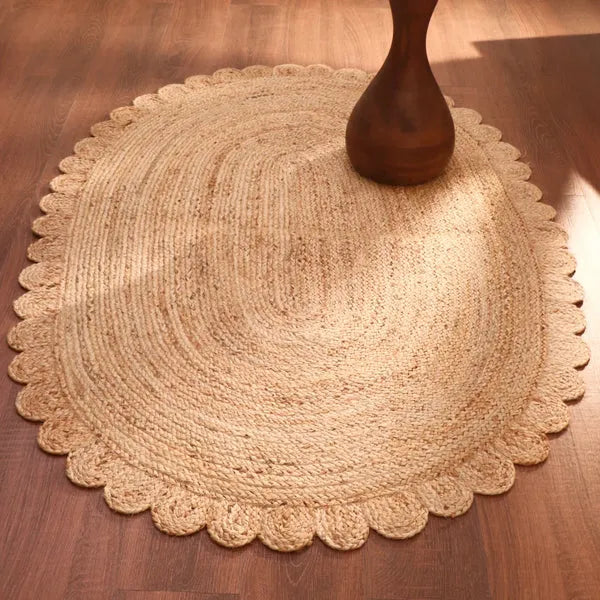 Halo Scallop Jute Rug