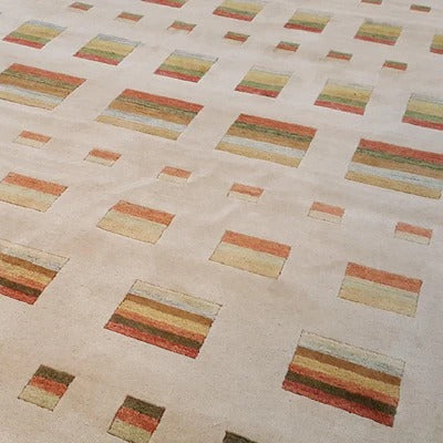 Mid-Century Gabbeh Design Wool Carpet