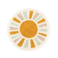 Sunrise Sunburst Tufted Rug