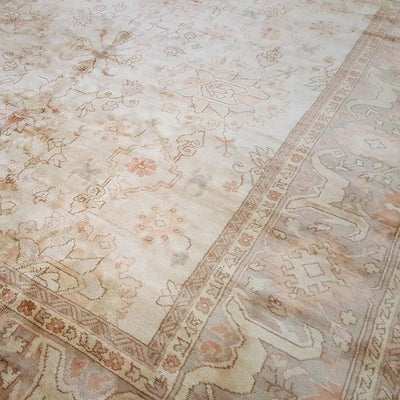 Anatolian Oushak Design Wool Carpet